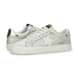 Fashion FLAIR 39 - GOLD CROCO Low Tops
