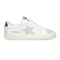 Shop FLAIR 38 - WHITE SNAKE/WASHED SILVER Low Tops