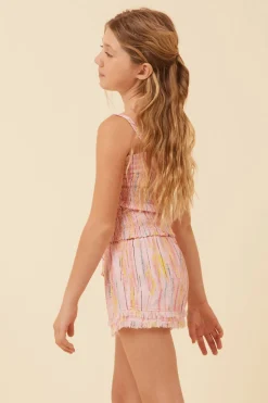 Shop Fruity Tie Dye Smocked Tube Top Kids Kids Tops