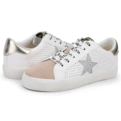 Cheap GADOL - WHITE/ CAMEL RHINESTONE Low Tops