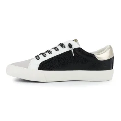 Fashion GRANDE - BLACK PEBBLED GREY Low Tops