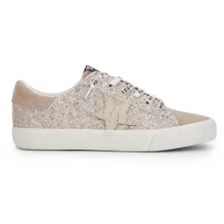Outlet GRANDE - LIGHT CAMEL GLITTER MULTI Low Tops
