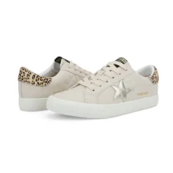Clearance GRANDE - NUDE QUILTED Low Tops