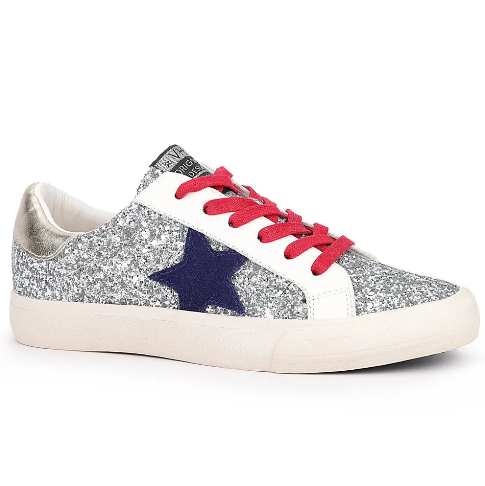 Sale GRANDE - SILVER GLITTER MULTI Low Tops