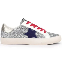 Sale GRANDE - SILVER GLITTER MULTI Low Tops