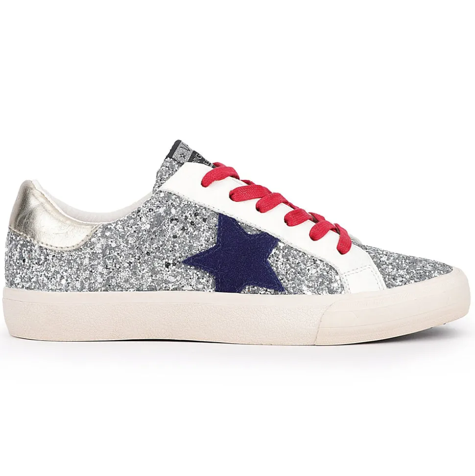 Sale GRANDE - SILVER GLITTER MULTI Low Tops