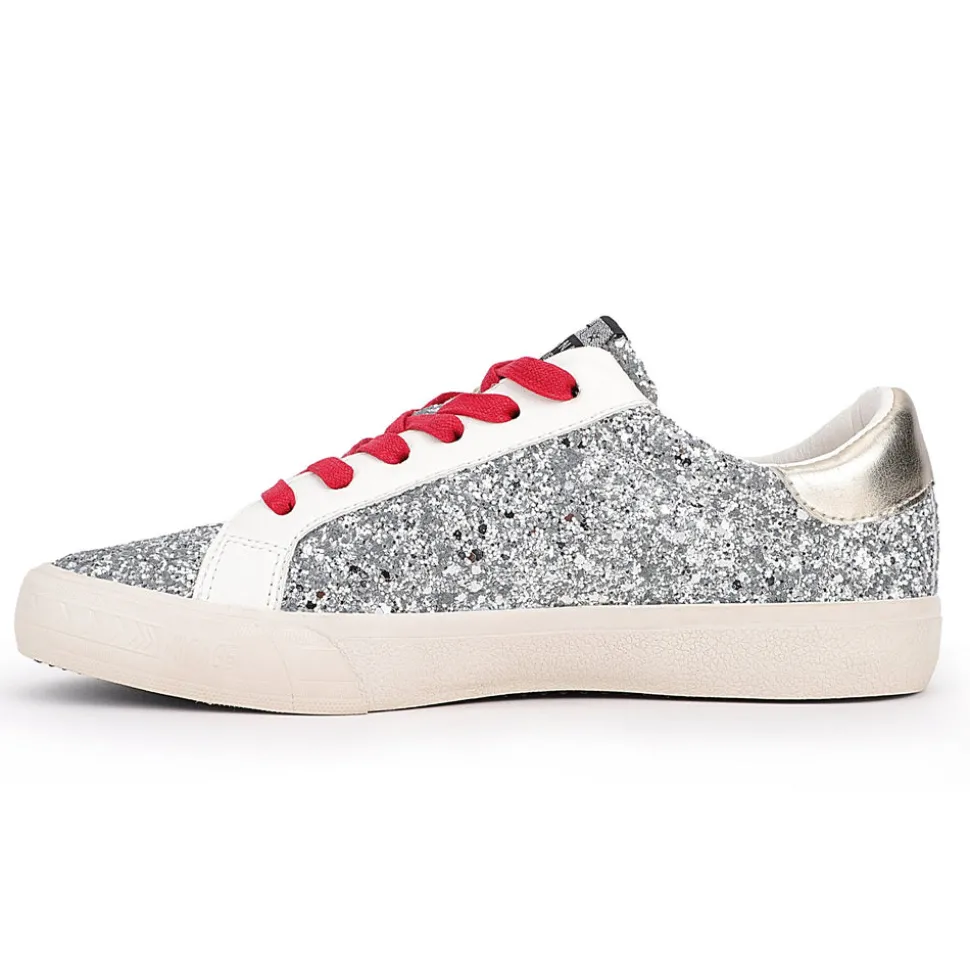Sale GRANDE - SILVER GLITTER MULTI Low Tops