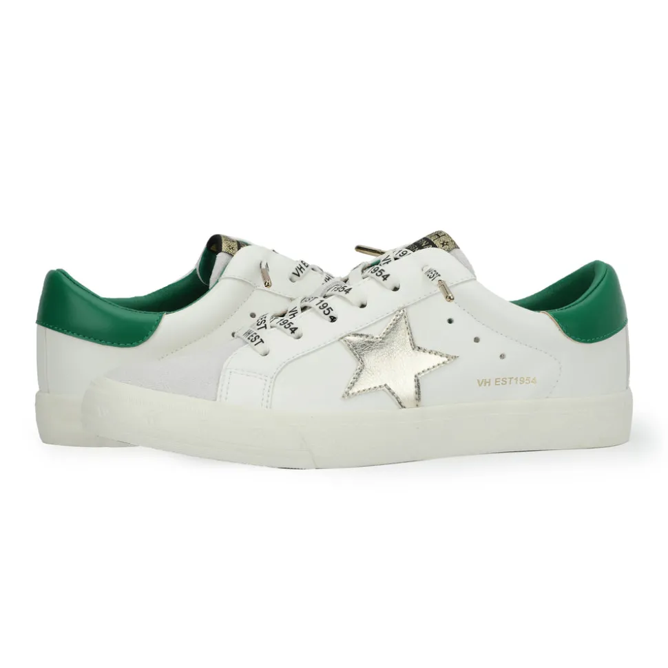 Discount GRANDE - WHITE GOLD GREEN POP Low Tops