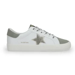 Hot GRANDE - WHITE MINT WASHED GOLD Low Tops