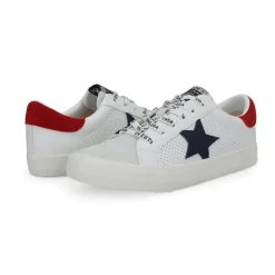 Flash Sale GRANDE - WHITE NAVY RED Low Tops