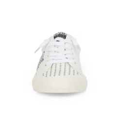 Discount GRANDE - WHITE STUDDED CHEETAH MIX Low Tops