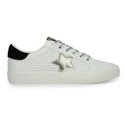 Clearance GRANDE - WHITE WASHED GOLD Low Tops