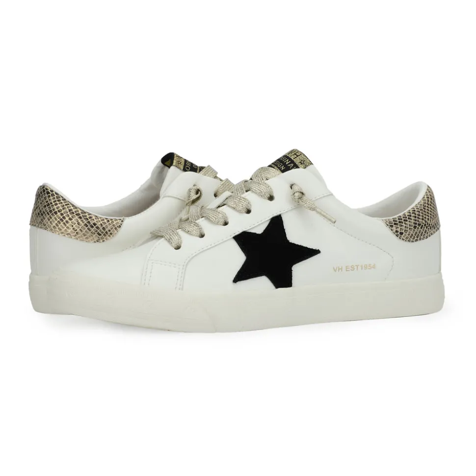 Sale GRANDE - WHITE/BLACK/SNAKE POP Low Tops