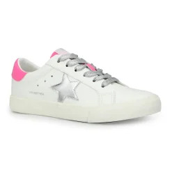 Best GRANDE - WHITE/WASHED SILVER/PINK Low Tops