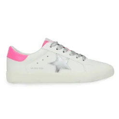 Best GRANDE - WHITE/WASHED SILVER/PINK Low Tops
