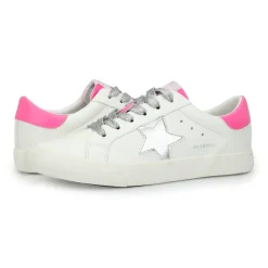 Best GRANDE - WHITE/WASHED SILVER/PINK Low Tops