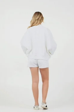 New Grey Icicle Essential Fleece Zip Up Bomber All Tops