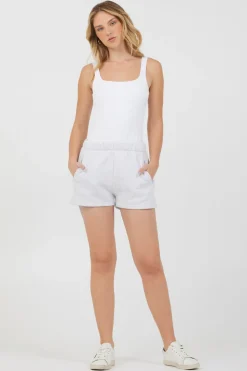 Shop Grey Icicle Essential Fleece Shorts All Bottoms|Shorts