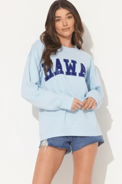 Online Hawaii Pigment Dye Crew All Tops
