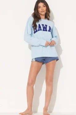 Online Hawaii Pigment Dye Crew All Tops