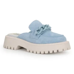 Cheap HAZEL - SKY BLUE Loafers