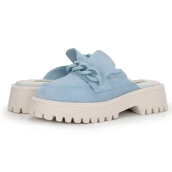 Cheap HAZEL - SKY BLUE Loafers