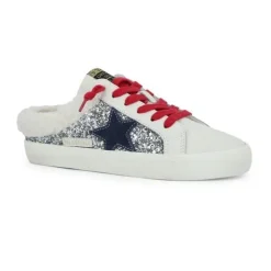 Sale HEARTY 12 - SILVER GLITTER MULTI Low Tops|Slide Sneakers