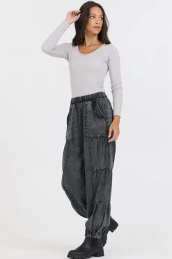 Outlet Heather Grey Seamless Long Sleeve Tee All Tops