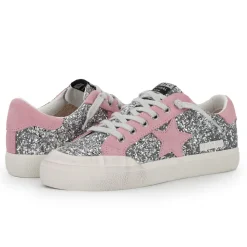 Discount ILANA - SILVER GLITTER Low Tops