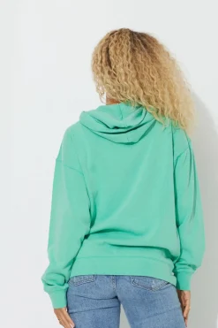 Discount Island Green Pickleball Club Pigment Dyed Hoodie All Tops|Hoodies