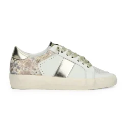 Cheap JAMIE - WHITE GOLD SNAKE MULTI Low Tops