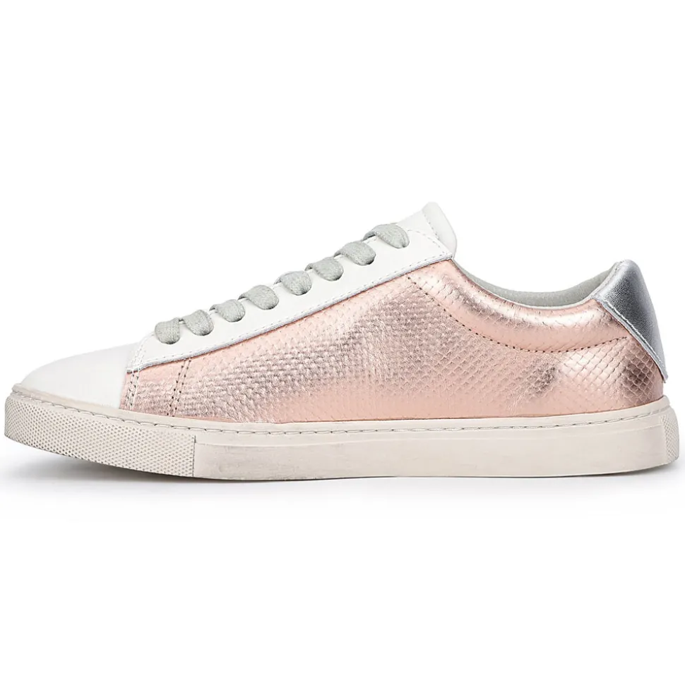 New KENDALL - WASHED PINK/WHITE MULTI Low Tops