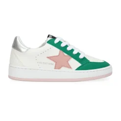 Best KIDS BETTY - WHITE GREEN PINK Kids Kids Sneakers|Kids Sneakers