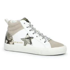 Shop KIDS CAPRI - WHITE/ TAUPE/ SNAKE MULTI Kids Kids Sneakers|Kids Sneakers