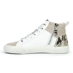 Shop KIDS CAPRI - WHITE/ TAUPE/ SNAKE MULTI Kids Kids Sneakers|Kids Sneakers