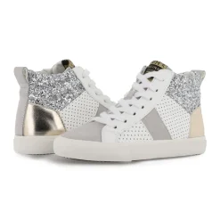 Outlet KIDS DEDE - WHITE SILVER GOLD Kids Kids Sneakers|Kids Sneakers
