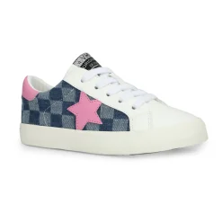 Flash Sale KIDS DIANNA - DENIM CHECKERED MULTI Kids Kids Sneakers|Kids Sneakers