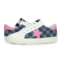 Flash Sale KIDS DIANNA - DENIM CHECKERED MULTI Kids Kids Sneakers|Kids Sneakers