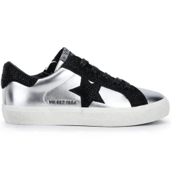Store KIDS ELLIS - BLACK SILVER Kids Kids Sneakers|Kids Sneakers
