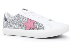 Discount KIDS GLORIA - WHITE SILVER PINK Kids Kids Sneakers|Kids Sneakers