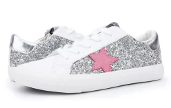 Discount KIDS GLORIA - WHITE SILVER PINK Kids Kids Sneakers|Kids Sneakers