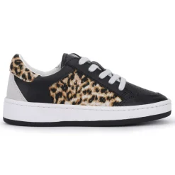 New KIDS HALEE - BLACK LEOPARD MULTI Kids Kids Sneakers|Kids Sneakers