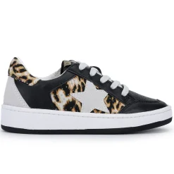 Cheap KIDS JENESSE - BLACK/ CHEETAH Kids Kids Sneakers|Kids Sneakers