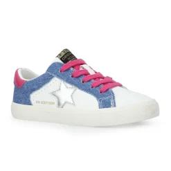 Best Sale KIDS LULU - WHITE DENIM MULTI Kids Kids Sneakers|Kids Sneakers