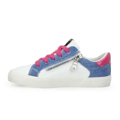 Best Sale KIDS LULU - WHITE DENIM MULTI Kids Kids Sneakers|Kids Sneakers