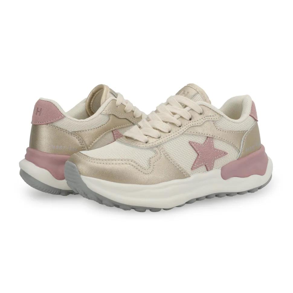 New KIDS SWIFT - WASHED GOLD/ LIGHT PINK Kids Low Tops|Kids Sneakers
