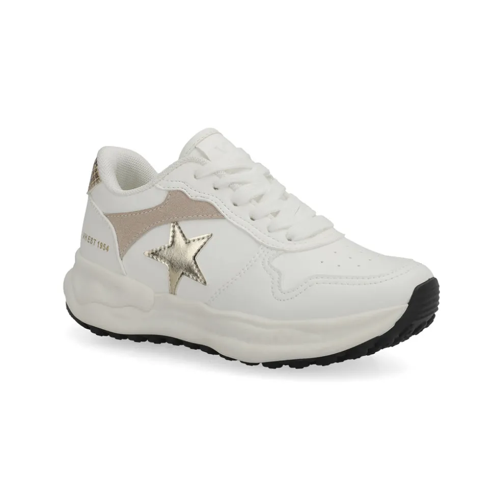 Best KIDS SWIFT - WHITE TAUPE GOLD Kids Low Tops|Kids Sneakers