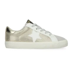 New KIDS VALERY - METALLIC GOLD PEBBLED Kids Kids Sneakers|Kids Sneakers