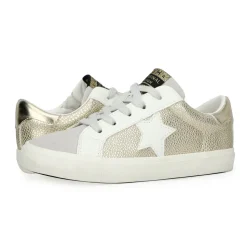 New KIDS VALERY - METALLIC GOLD PEBBLED Kids Kids Sneakers|Kids Sneakers