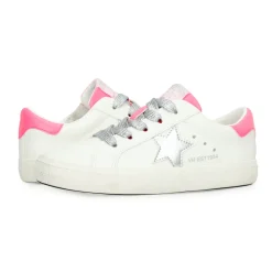 Shop KIDS VALERY - WHITE WASHED SILVER PINK Kids Kids Sneakers|Kids Sneakers